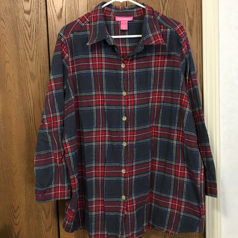 Much loved Red & blue flannel ❤️💙